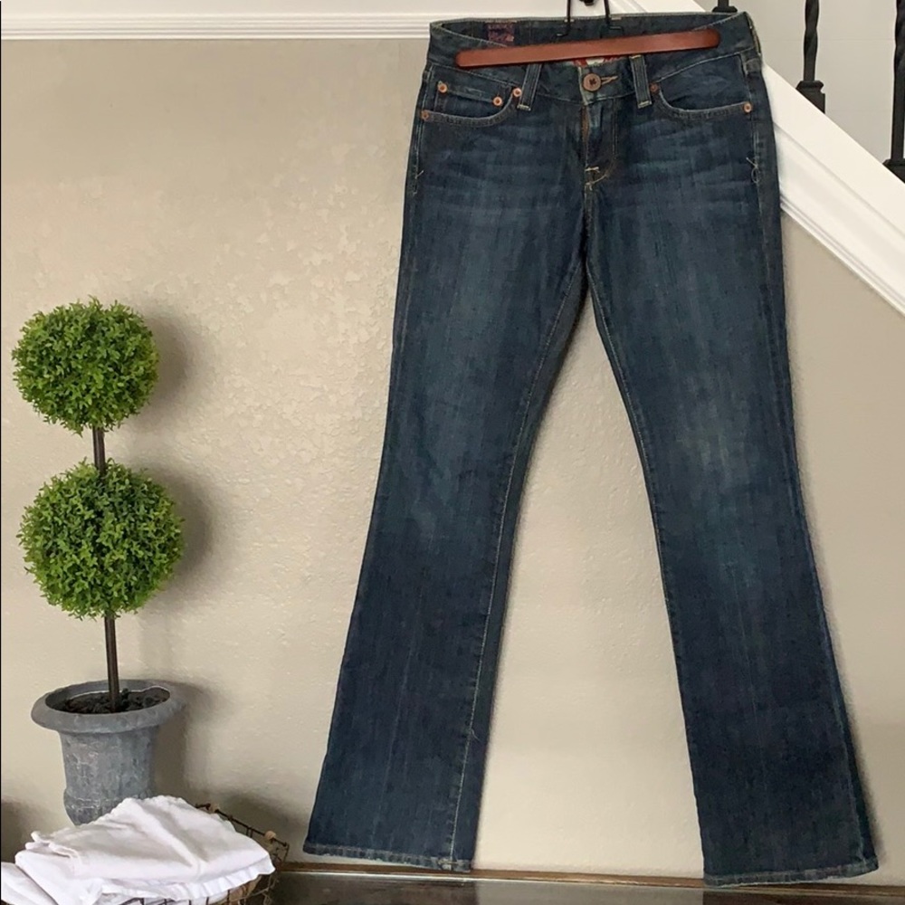 Lucky Brand bootcut jeans.